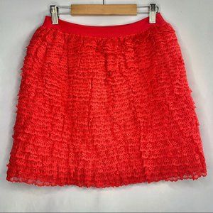 Ruffle Layered Lace Skirt